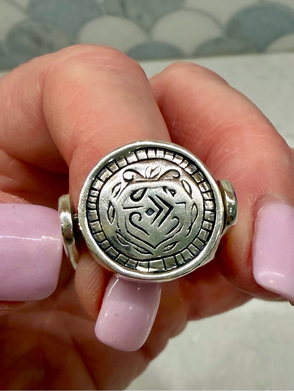 Silpada Flip Side .925 Silver Ring